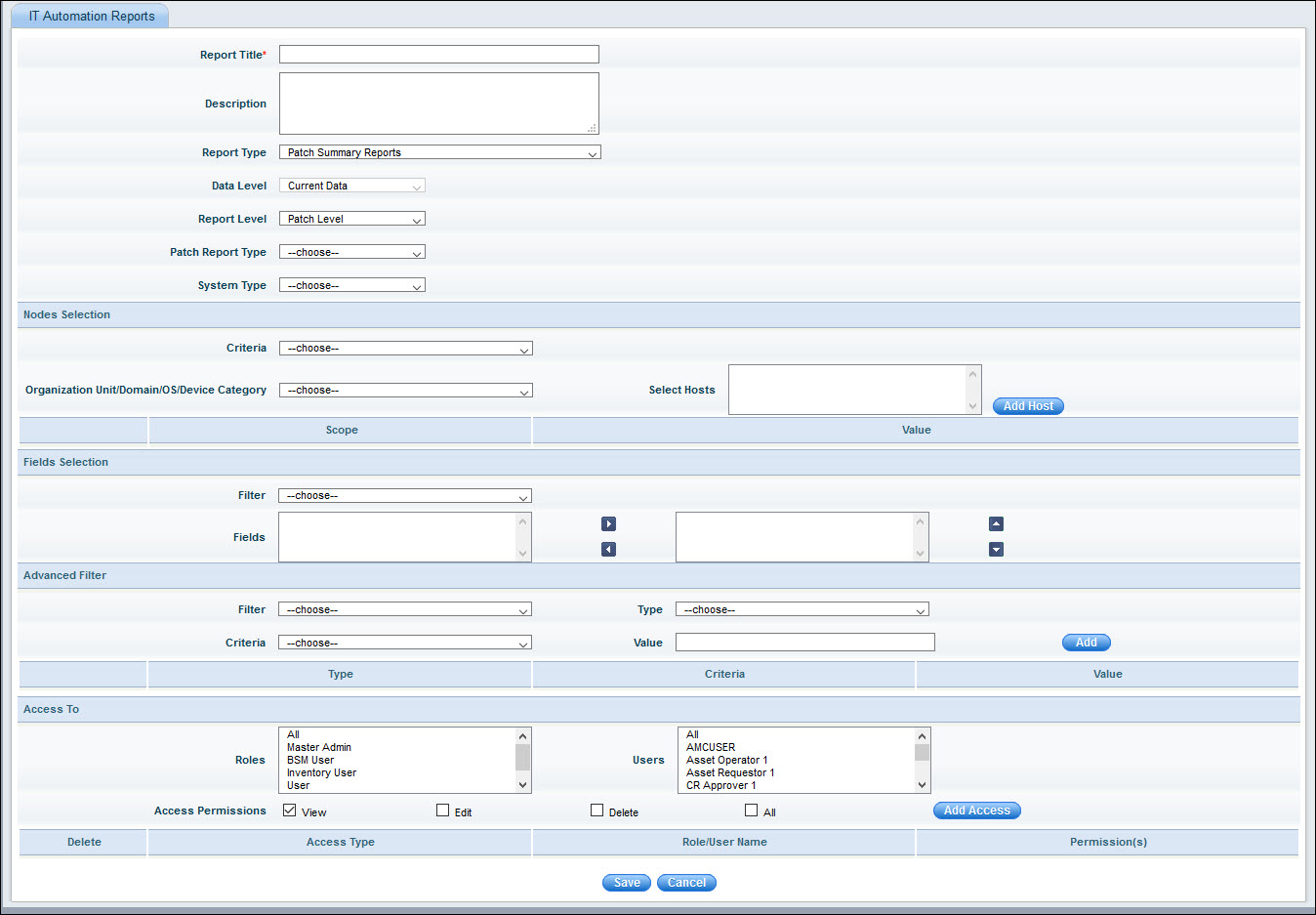 Patch Management Reports