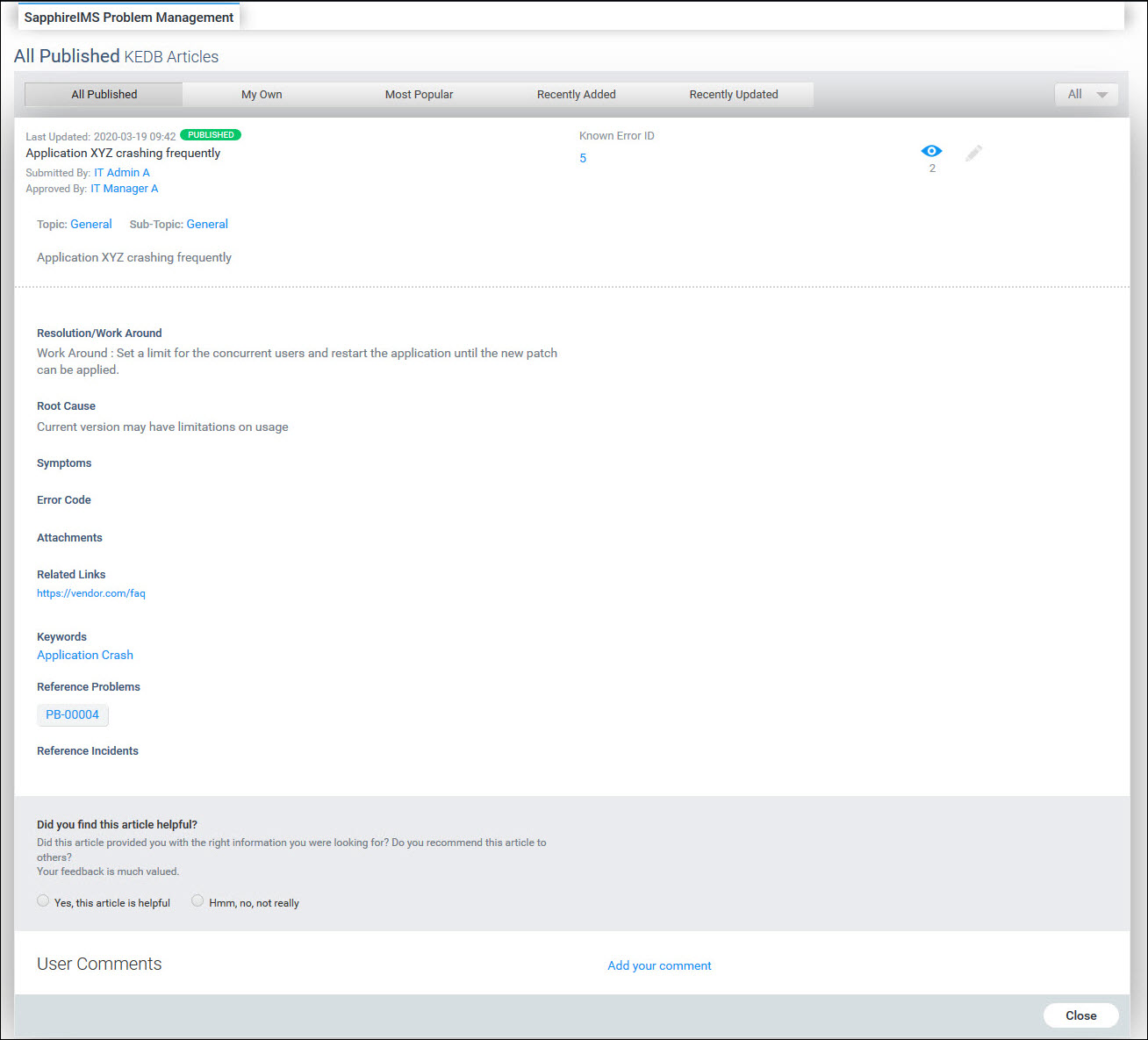 SD-KEDB-ViewPublishedFeedback.jpg