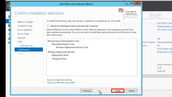 Confirm Installation